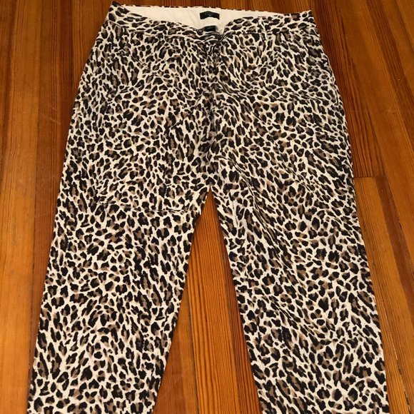 J. Crew Pants - J.Crew City Fit Leopard Pants